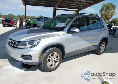 2017 Volkswagen Tiguan 2.0T S from USA, damaged, VIN WVGAV7AXXHW503680